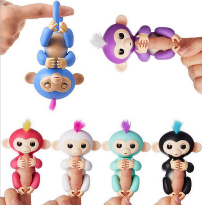 Intelligent Child toy Fingertip Hold the Monkey Electronic Intelligent Colorful Finger Monkey