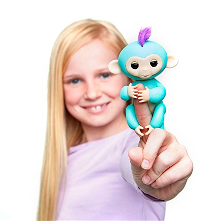 Intelligent Child toy Fingertip Hold the Monkey Electronic Intelligent Colorful Finger Monkey