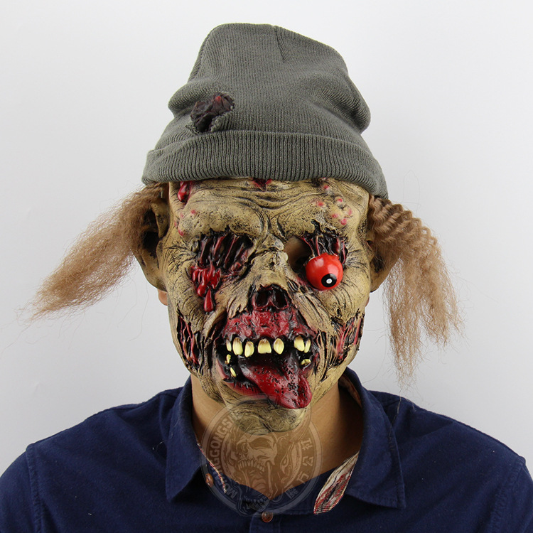Zombie Keep The Tomb Nausea Terror Evil Spirits Halloween Bar Haunted House Props Funny Mask