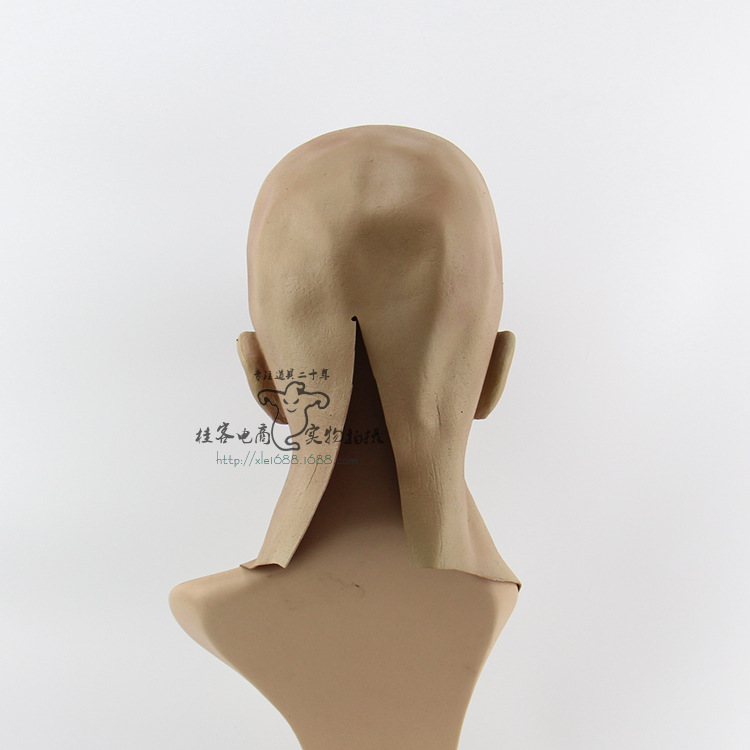 Halloween Scary Terror Triad Boss Funny Emulsion Full Head Sets Old man Mask