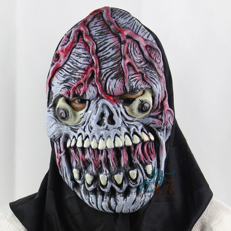 burst Skeleton Fool Halloween prom Party show Props Upscale Soft Horror ghosts mask