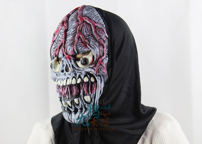 burst Skeleton Fool Halloween prom Party show Props Upscale Soft Horror ghosts mask