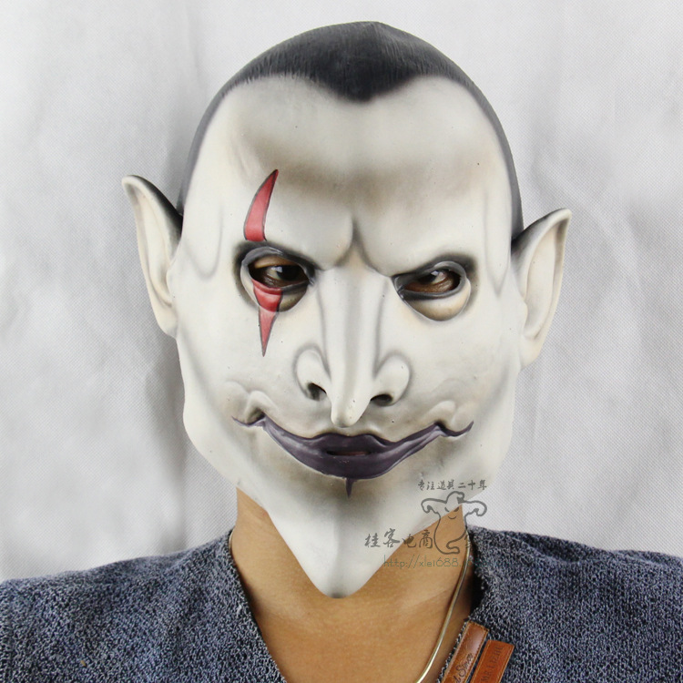Hell Baron Earl Halloween Western Style COS Dance Props Upscale Emulsion Horror Ghosts Mask