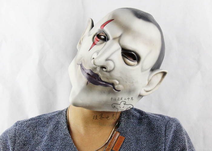 Hell Baron Earl Halloween Western Style COS Dance Props Upscale Emulsion Horror Ghosts Mask