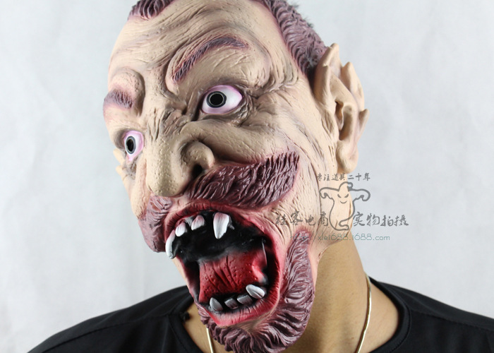 Anger Evil Spirits Zombie Halloween Prom Props Terror Whole People Scary Engage in Ghosts Mask