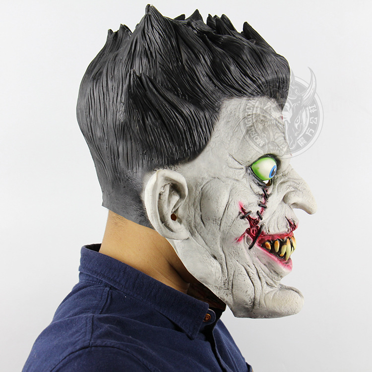 Terror Mr. zombie Headgear Halloween Bar Haunted House Prom Props Scary Mask