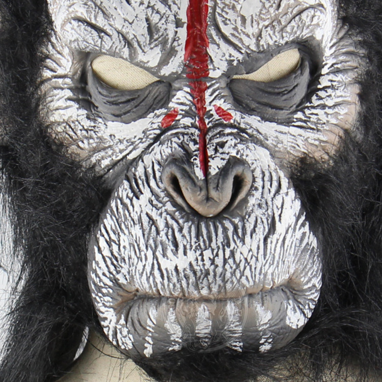 Ape Orangutan Headgear Halloween Terror Scary Animal Monkey Mask Bead Rise Mask