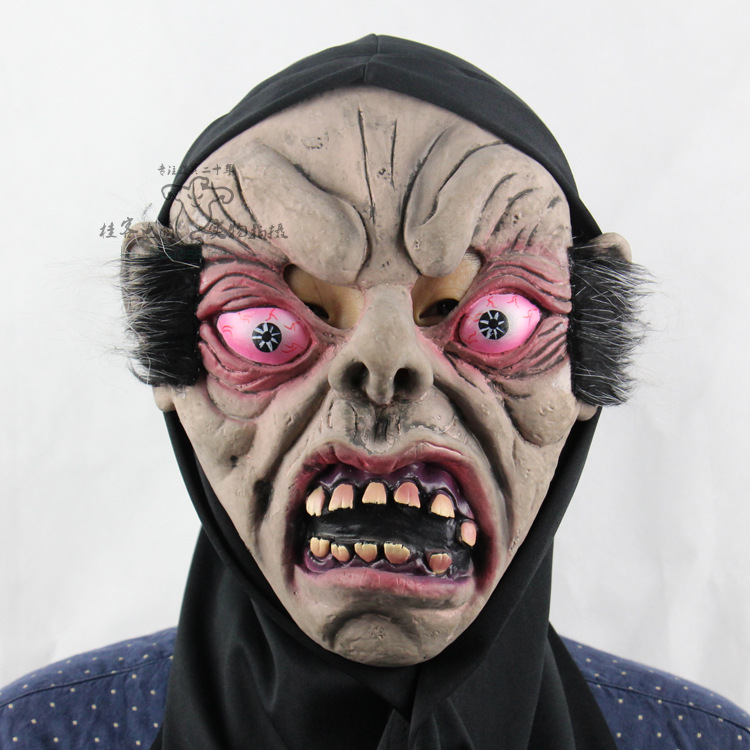 Short Hair Evil Spirits Headgear Halloween Prom Props Horror Ghosts Whole People Funny Mask