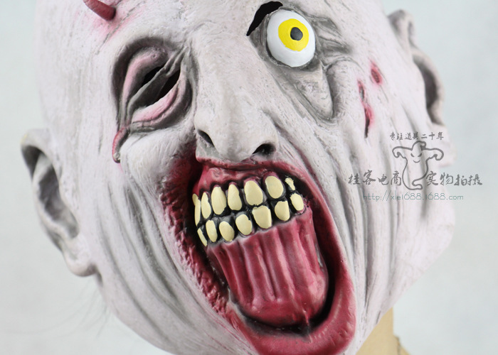 Nausea Lesion Wack Headgear Halloween Show Props Horror Ghosts Whole People Mask
