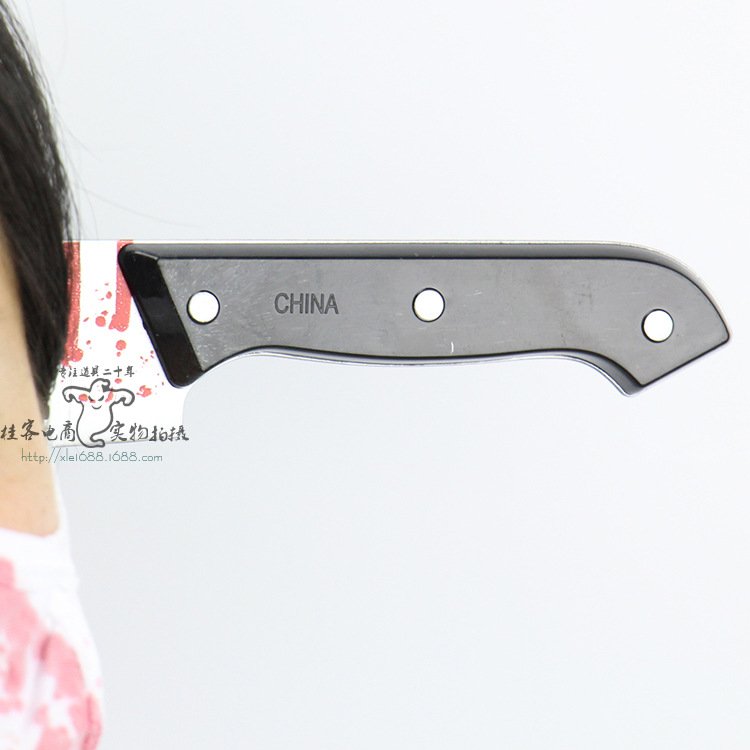 Halloween Whole People Props Chamber of Secrets Escape Terror Headband Wearing A Knife