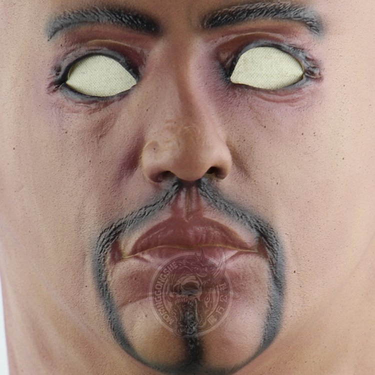 Triad Bald Head Big Brother Character Headgear Halloween Terror Scary Mask