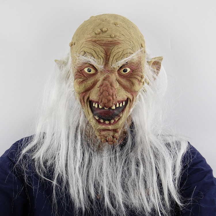 Terror Nausea Leprosy Face Wack Headgear Halloween Whole People Haunted House Mask