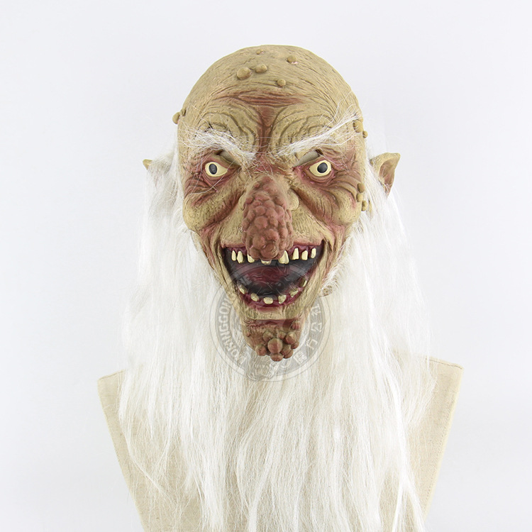 Terror Nausea Leprosy Face Wack Headgear Halloween Whole People Haunted House Mask
