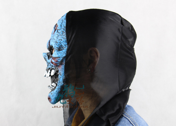 Skull Ghost Head Mask Halloween Prom Show Props Upscale Soft Horror Ghosts Mask