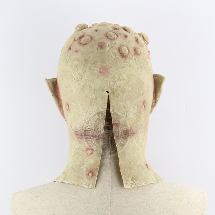 Alien No Mouth Shaped Nausea Terror Halloween Haunted House Chamber of Secrets Escape Scary Mask