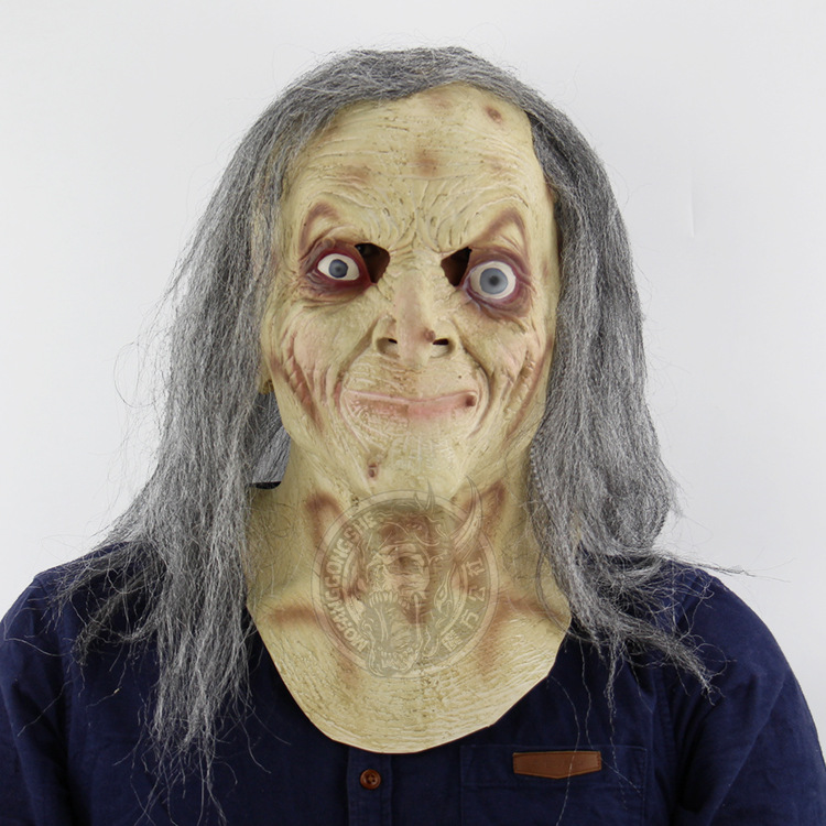 Halloween Terror Witch Headgear Scary Haunted House Whole People Mask