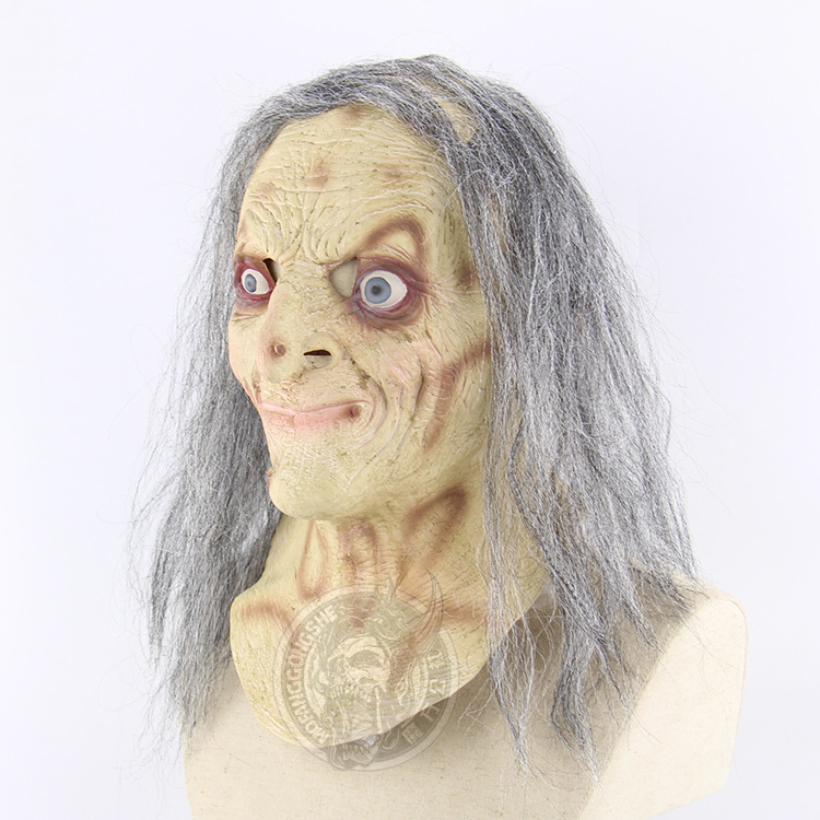 Halloween Terror Witch Headgear Scary Haunted House Whole People Mask