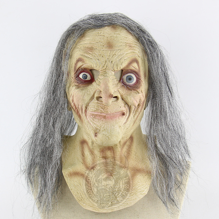 Halloween Terror Witch Headgear Scary Haunted House Whole People Mask