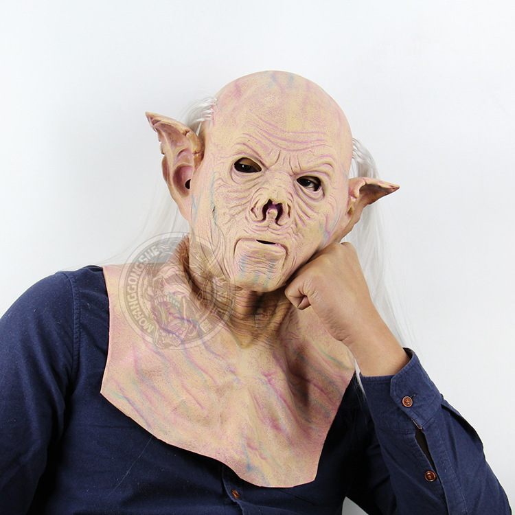 Shaped Pharaoh Alien Scary Headgear mask Halloween bar Haunted house dress up Props