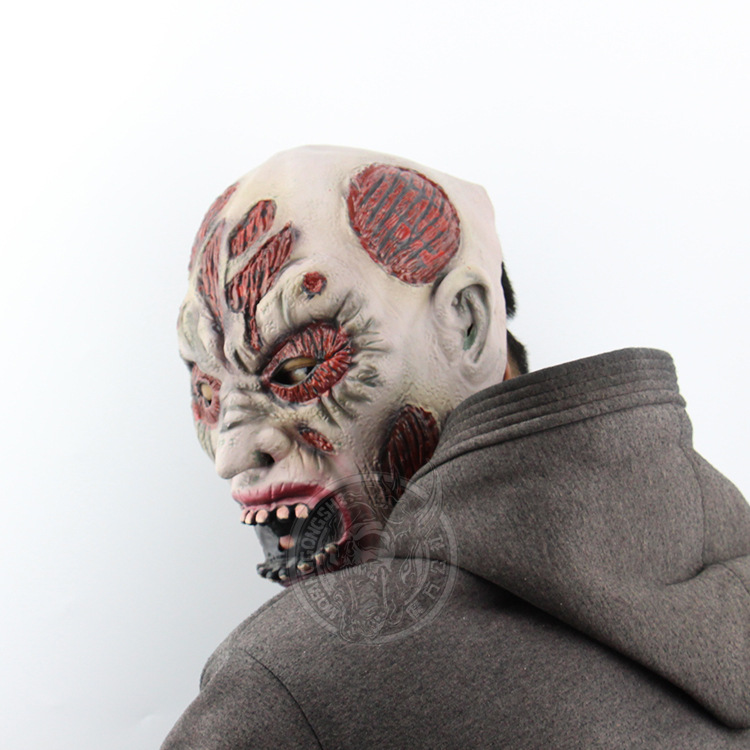 Grimace Upscale Zombie Mummy Mask Halloween Prom Show Props Horror Ghosts Mask