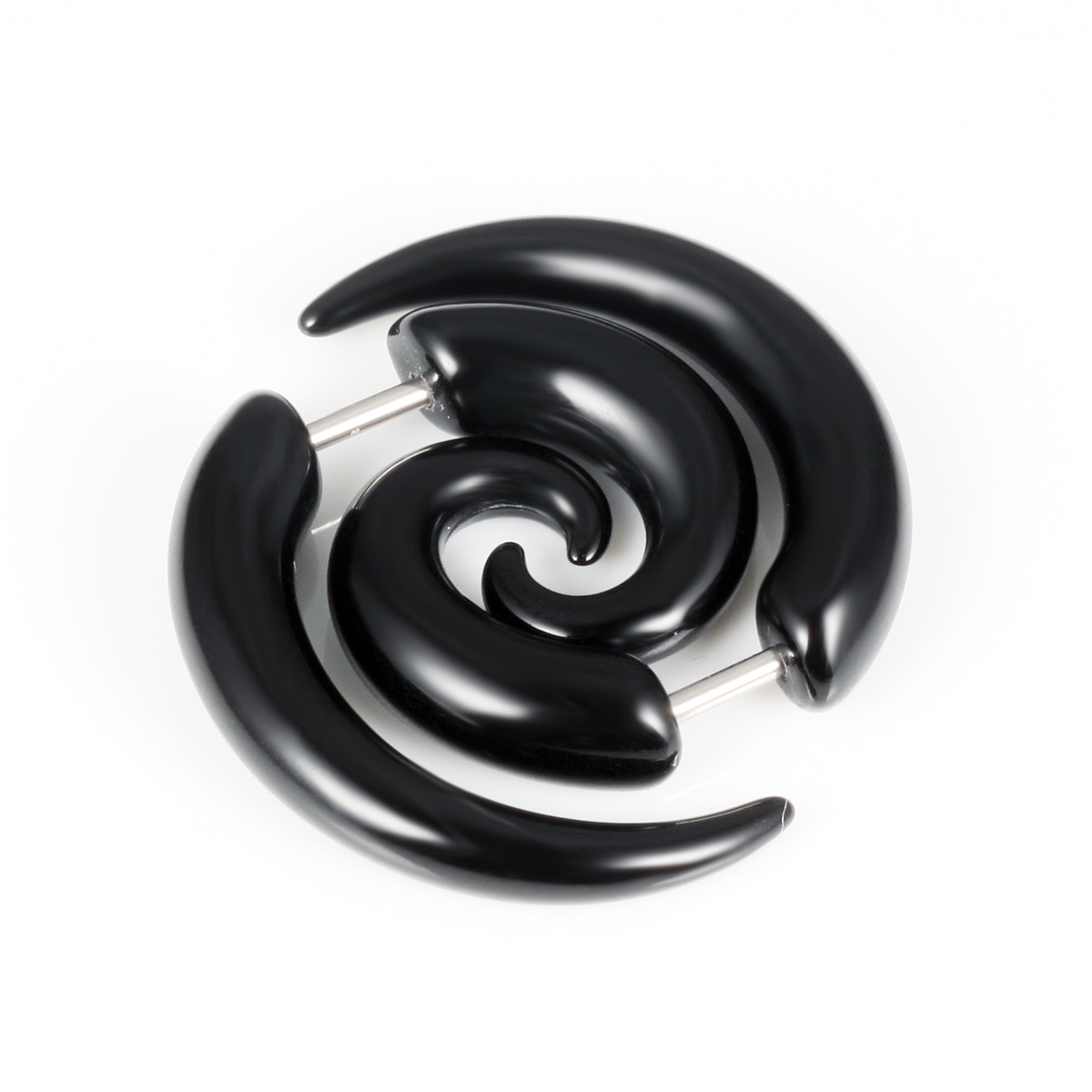 The New Acrylic Black Snails Earring Ms Puncture Fashion Earrings