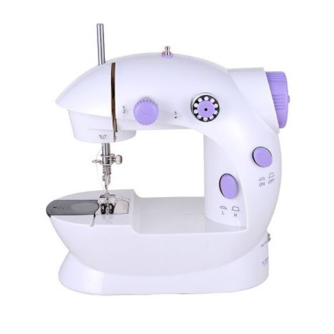 Home Tool Portable Double Speed Automatic Thread Mini Sewing Machine with Lighting Lamp as