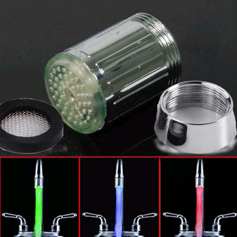 Colorful Flicker Shower Leading LED  SHOWER Temperature Control Discoloration Nozzle