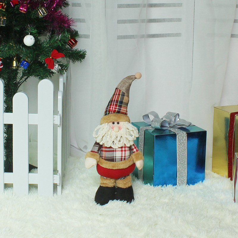 Telescopic Rods Santa Claus Christmas Eve Child Christmas Gift office Christmas Decoration Gift