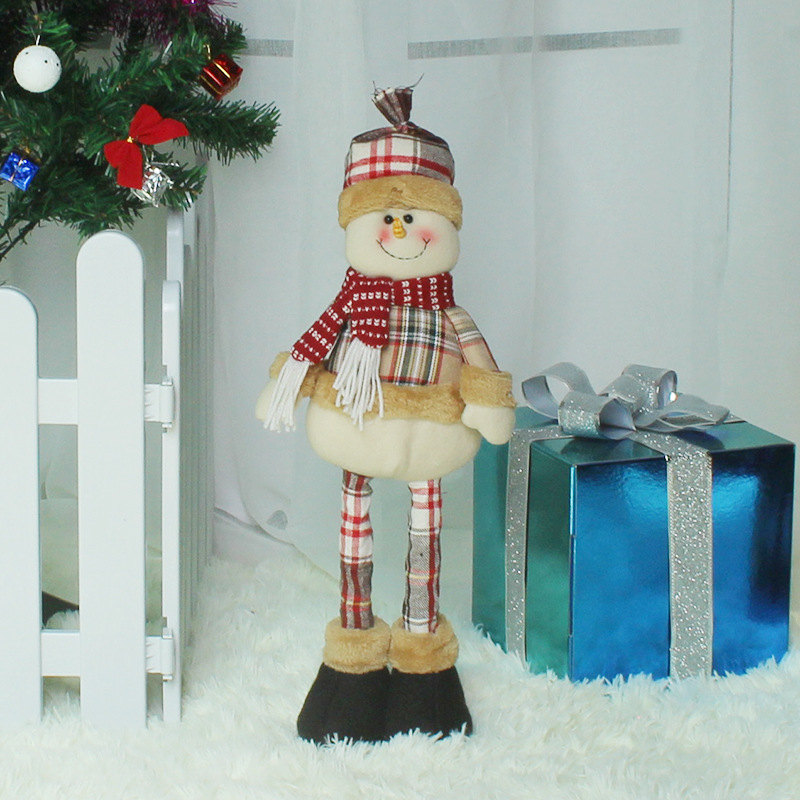 Telescopic Rods Santa Claus Christmas Eve Child Christmas Gift office Christmas Decoration Gift