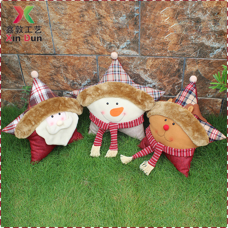 Christmas dolls Pillow Christmas gift Window Decoration Christmas snowman Santa Claus