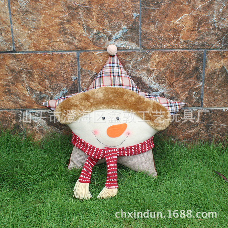 Christmas dolls Pillow Christmas gift Window Decoration Christmas snowman Santa Claus