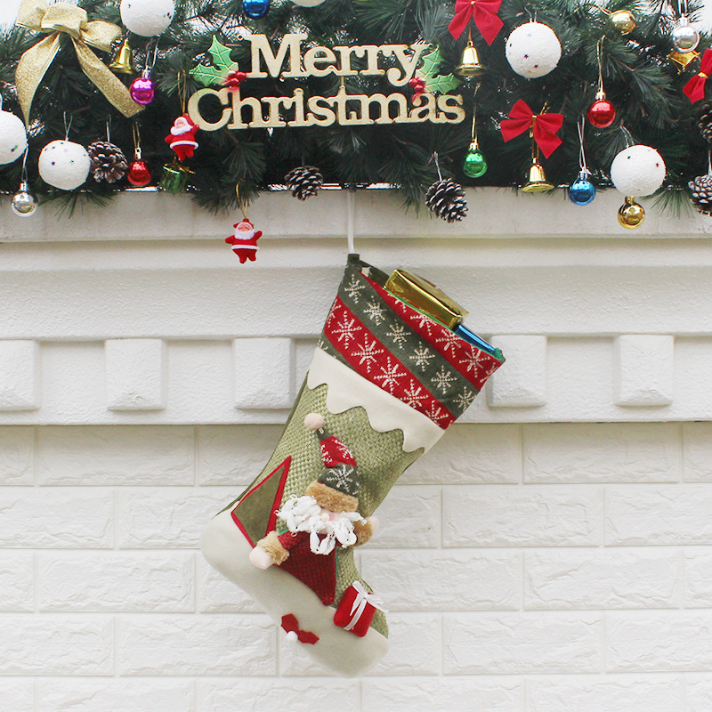Christmas Gifts Santa Claus Christmas Socks Christmas Boots Gift bag Christmas Supplies