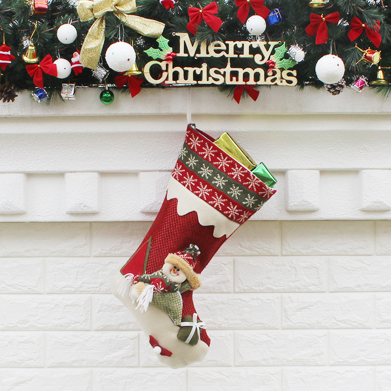 Christmas Gifts Santa Claus Christmas Socks Christmas Boots Gift bag Christmas Supplies