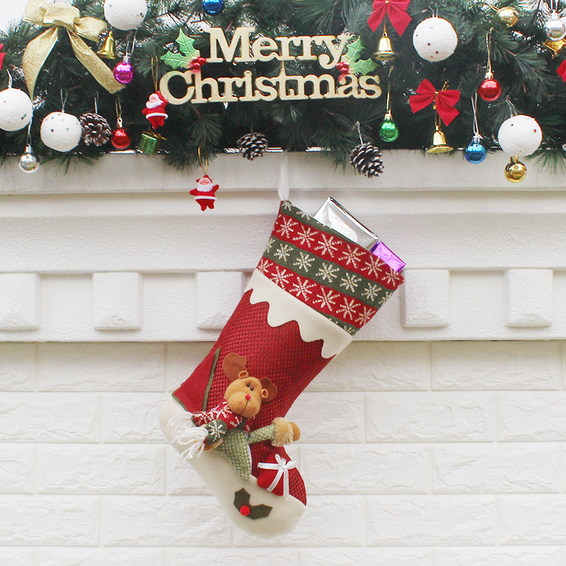 Christmas Gifts Santa Claus Christmas Socks Christmas Boots Gift bag Christmas Supplies