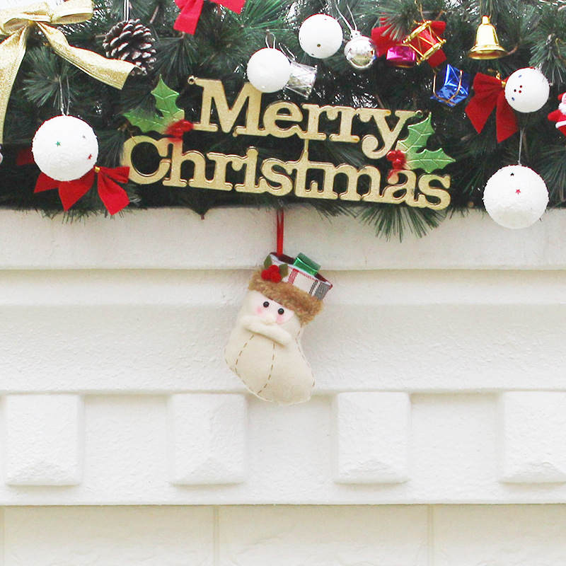 Christmas Sock Upscale Western Style Christmas Decorations Pendant Creative Gift