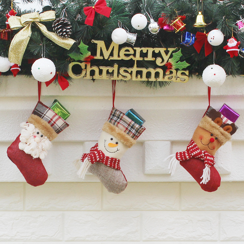 Christmas Sock Gift Bag Christmas tree Decorations Christmas Supplies