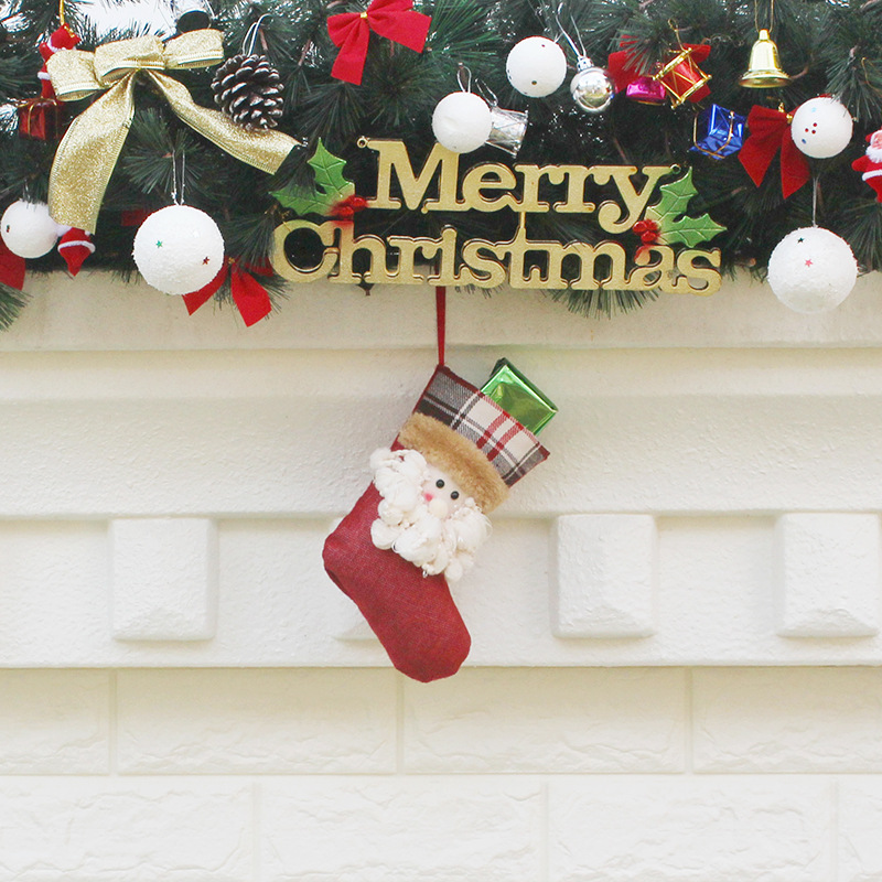 Christmas Sock Gift Bag Christmas tree Decorations Christmas Supplies