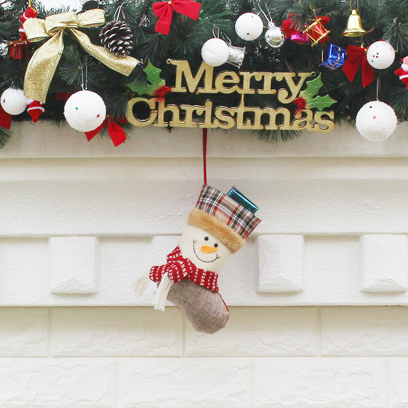 Christmas Sock Gift Bag Christmas tree Decorations Christmas Supplies