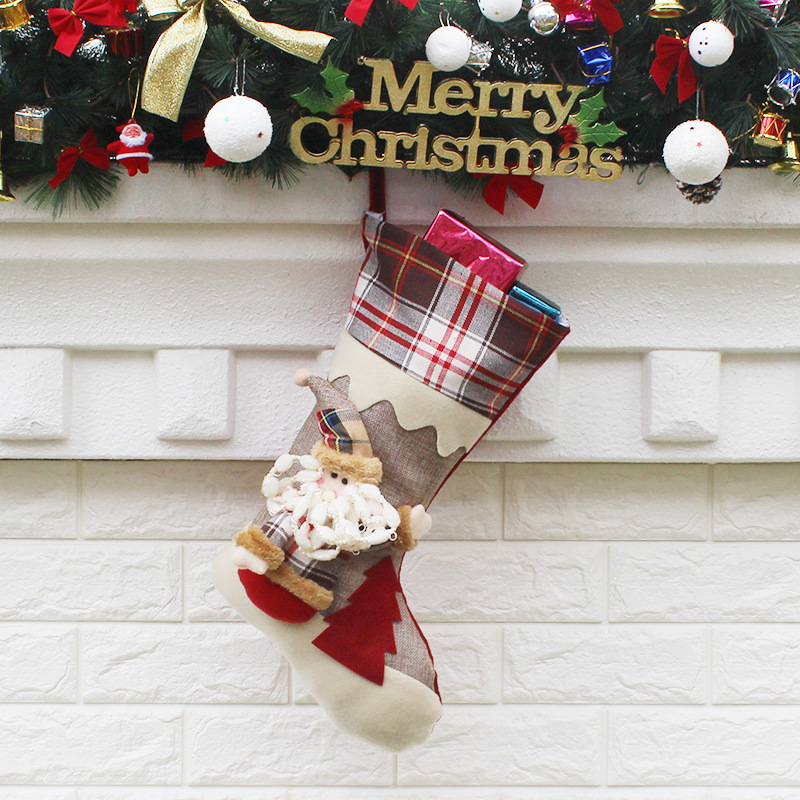 Christmas Supplies Upscale Snowman Christmas Sock Creative Decoration Christmas Pendant Supplies