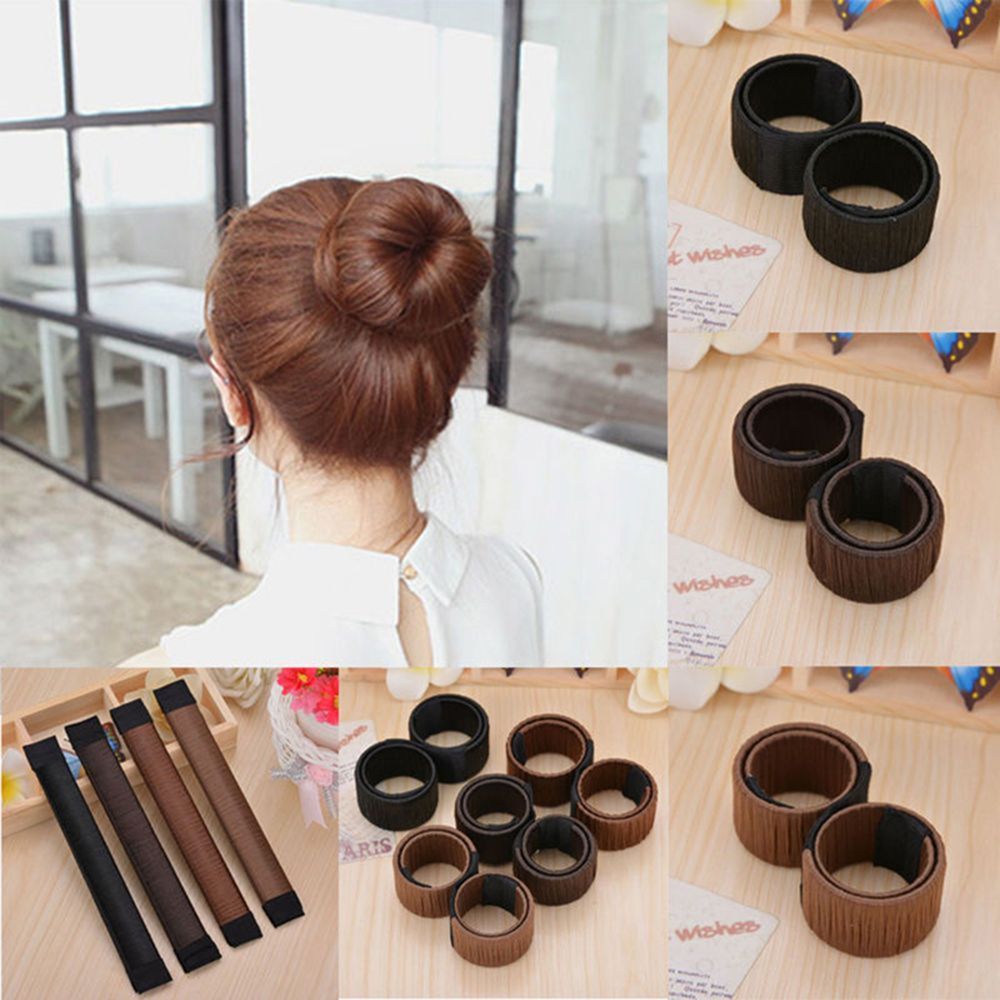 5set  Plate Dispenser Ball Head Fake Money Hair Bands Hairdressing Curling Circle French Curls
