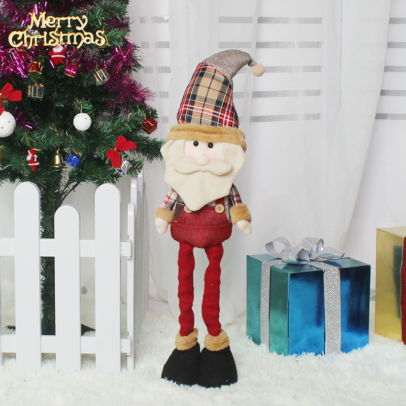 Christmas Installed Jewelry Christmas Telescopic Old Man Dolls Gift Christmas Gift