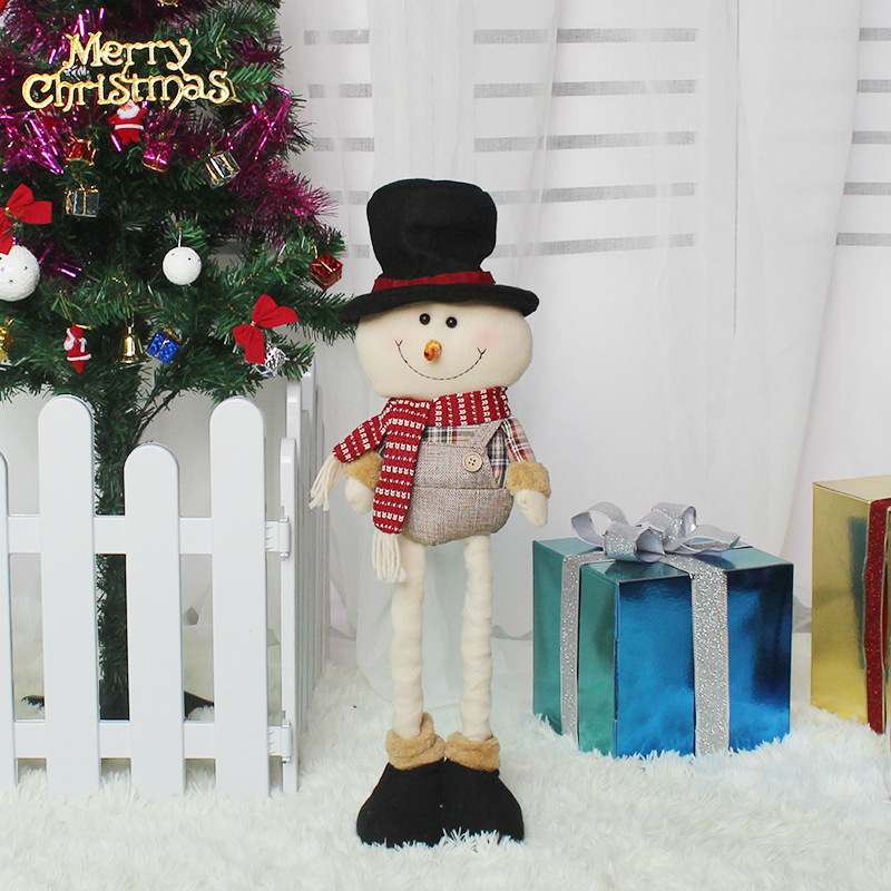 Christmas Installed Jewelry Christmas Telescopic Old Man Dolls Gift Christmas Gift