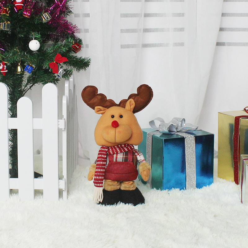 Christmas Installed Jewelry Christmas Telescopic Old Man Dolls Gift Christmas Gift