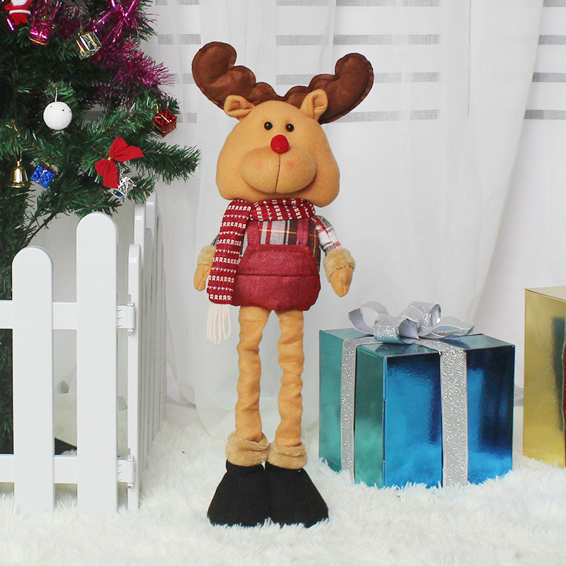 Christmas Installed Jewelry Christmas Telescopic Old Man Dolls Gift Christmas Gift