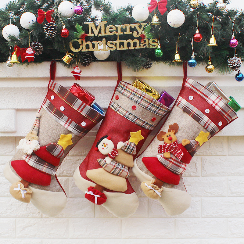 Christmas Decorations Christmas Pendant Festival Supplies Christmas Gift Socks