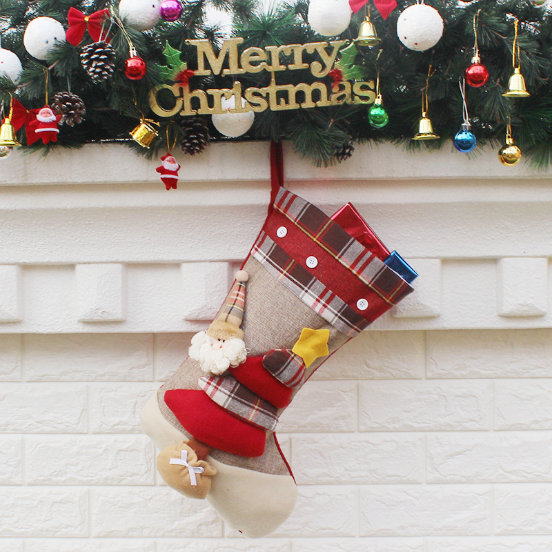 Christmas Decorations Christmas Pendant Festival Supplies Christmas Gift Socks