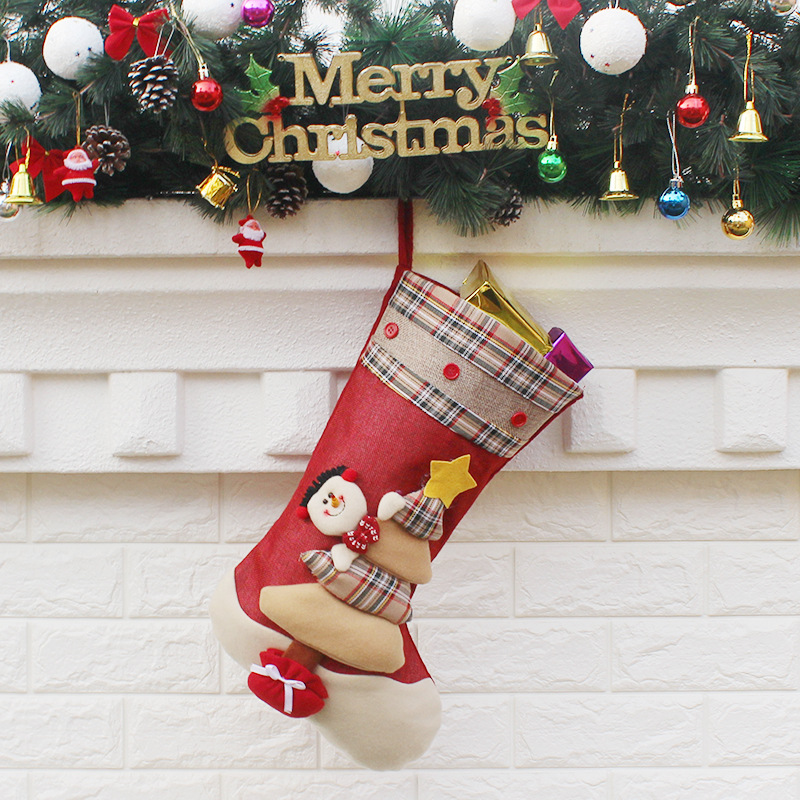 Christmas Decorations Christmas Pendant Festival Supplies Christmas Gift Socks