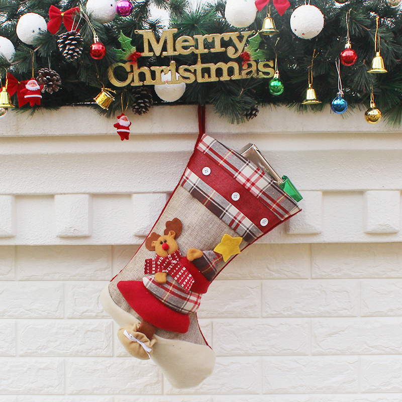 Christmas Decorations Christmas Pendant Festival Supplies Christmas Gift Socks