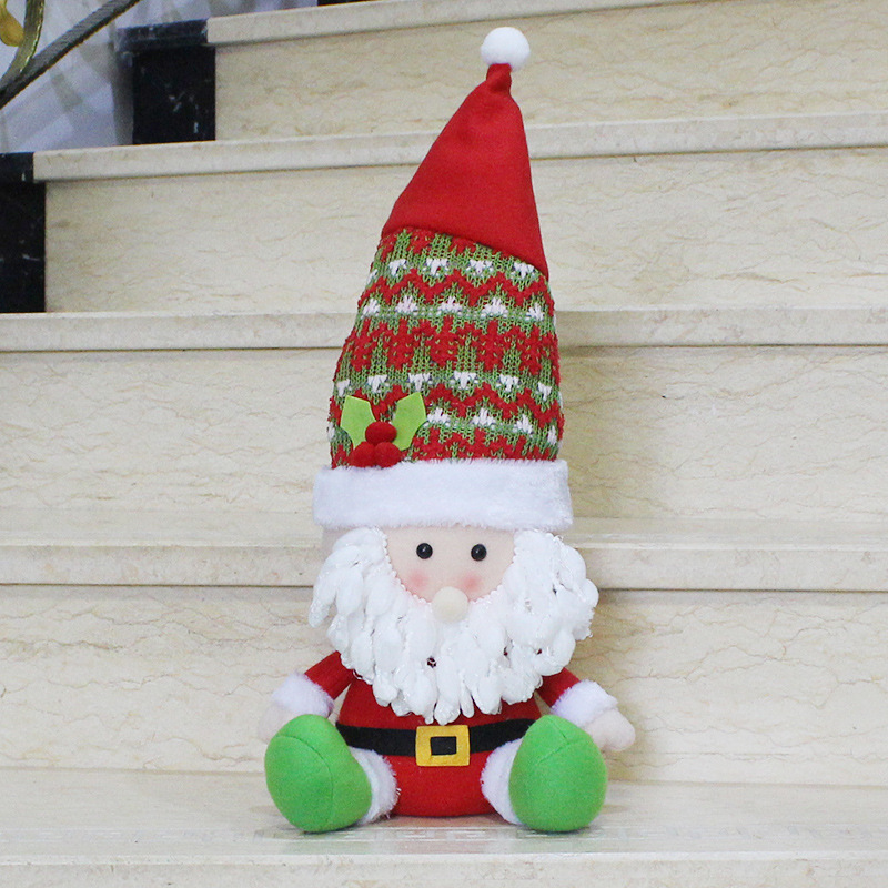 Christmas Sitting Position Decorations Christmas Old man Snowman Doll Deer Christmas gift