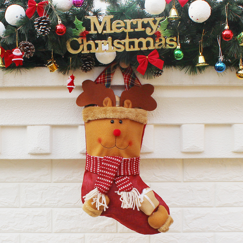 Christmas Ornaments Supplies Send Friends Christmas Stocking Christmas Candy bags